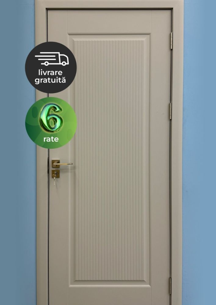 UȘĂ CLASIC NEO 02 SATIN GREY