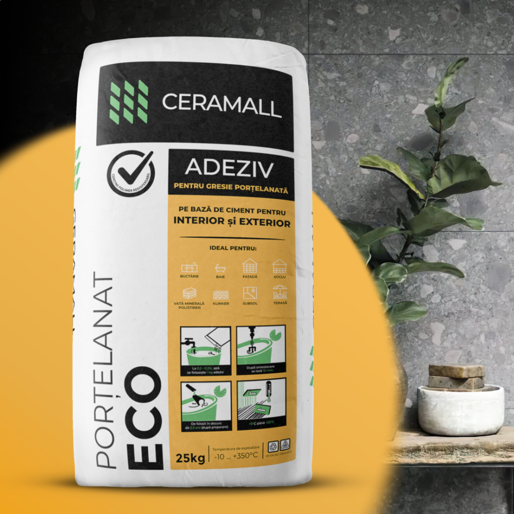 ADEZIV ECO PORȚELANAT 25 kg