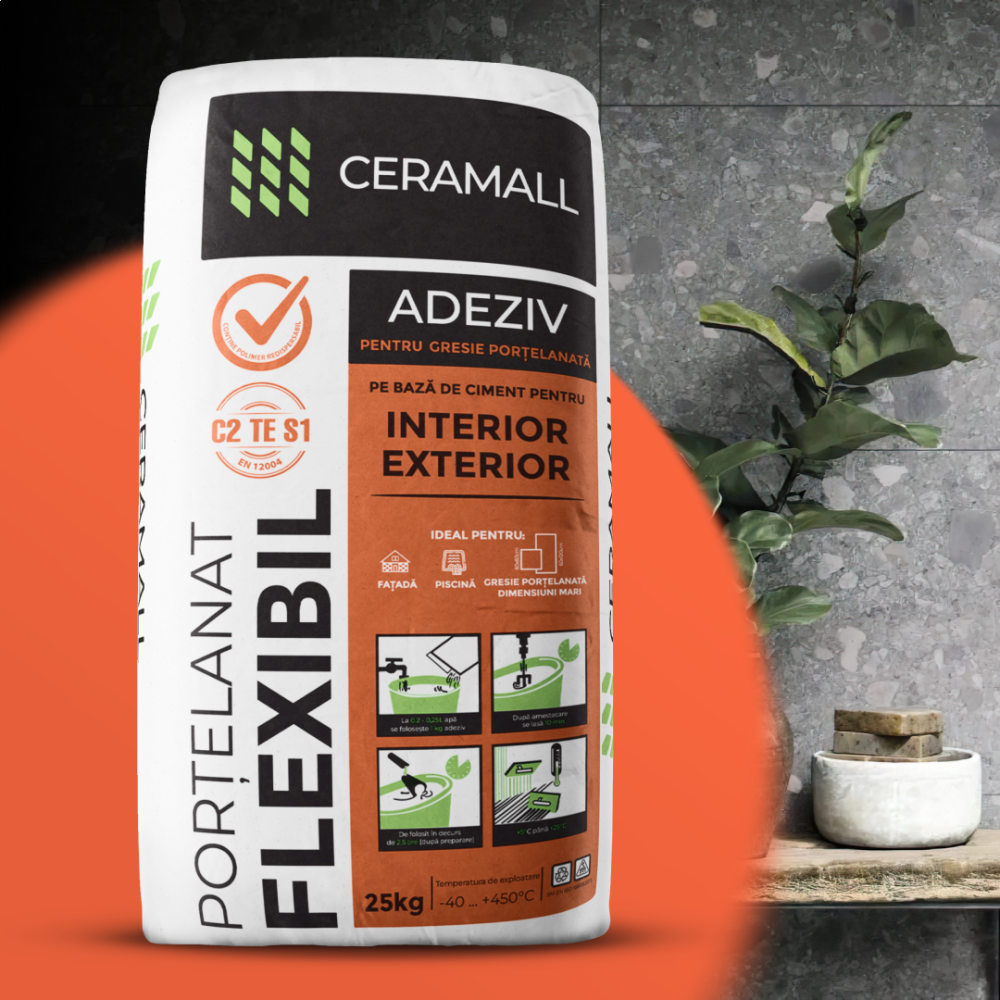 ADEZIV FLEXIBIL PORȚELANAT 25 kg