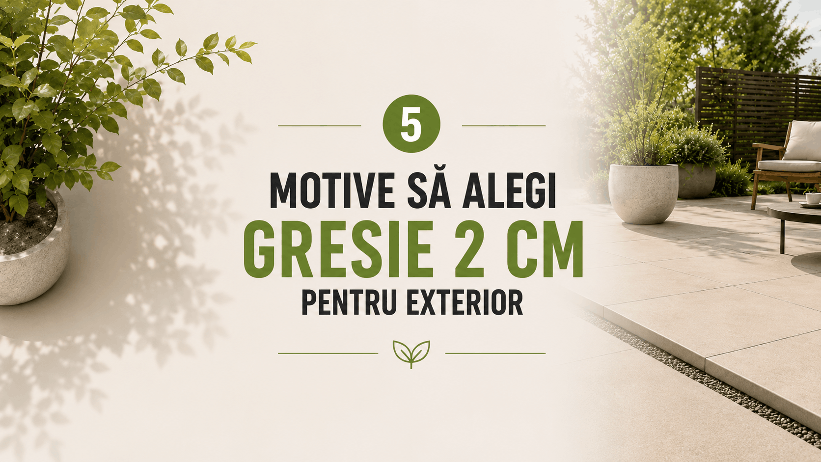 gresie exterior grosime 2 cm