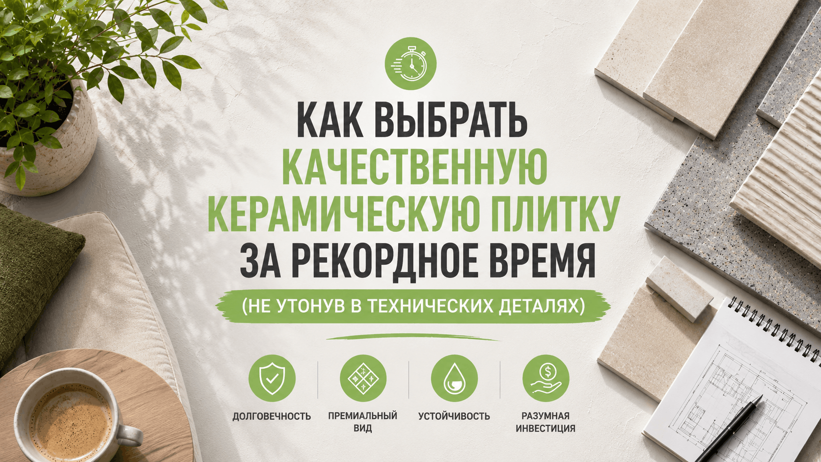 Как выбрать плитку? Чек-лист на 3 минуты
