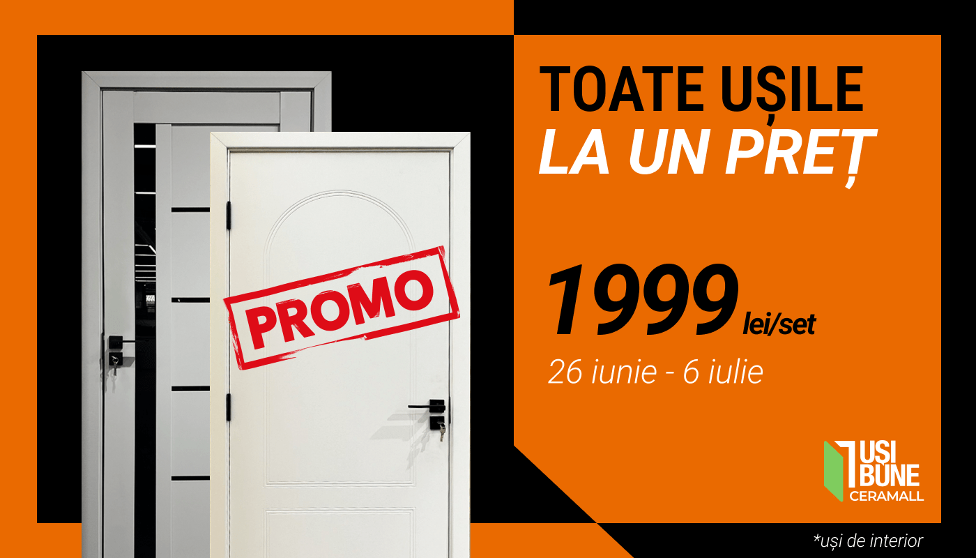 Toate usile la un pret de doar 1999 lei pe set - Usi Bune